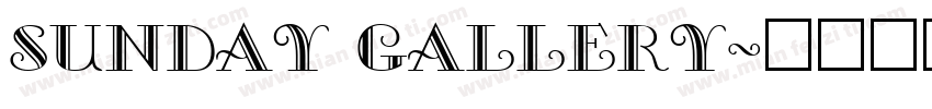 sunday gallery字体转换